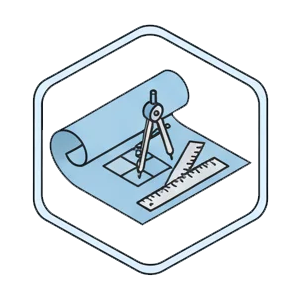 آیکون نقشه کشی قطعات