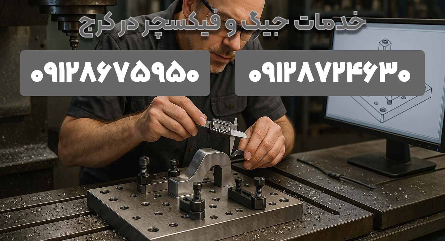 خدمات و طراحی جیگ و فیکسچر در کرج