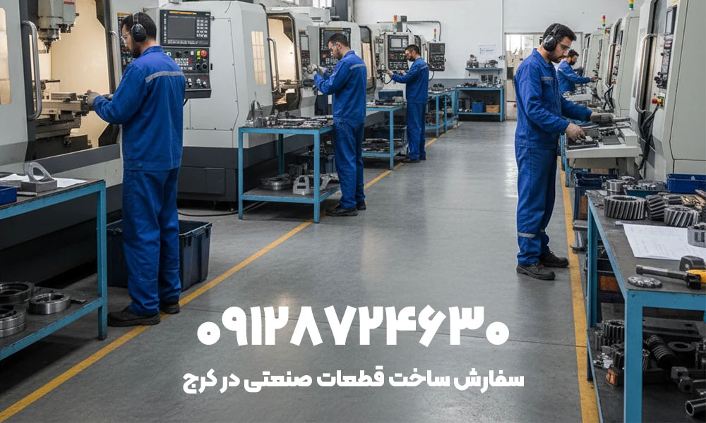 سفارش ساخت قطعات صنعتی در کرج